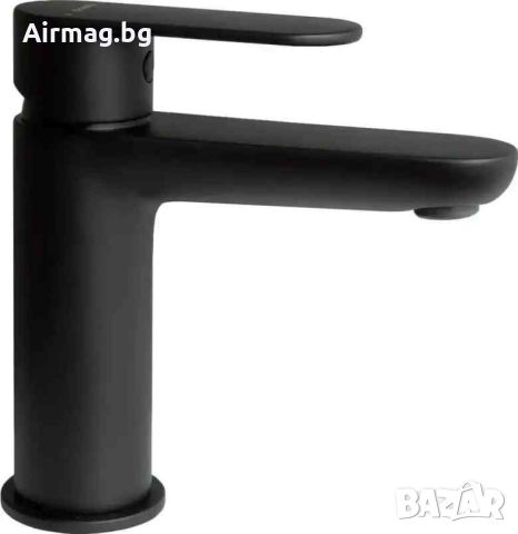 Черен стоящ смесител за мивка за Баня модел Alpinia Nero S, снимка 1