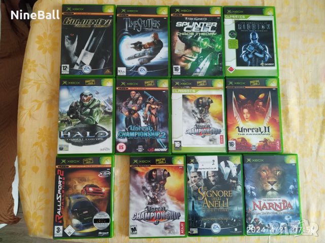 Продавам игри за Xbox classic/original, снимка 1 - Игри за Xbox - 45380159