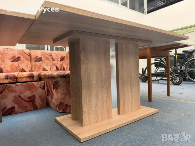 240344 НОВА трапезна маса 140/90 см тип островче -цена 130 евро или 254.26лв хбб цвят дъб сонома, НЕ, снимка 4 - Маси - 53958648