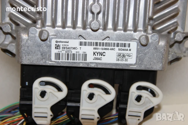 Моторен компютър Ford Focus (2004-2011г.) 8M5112A650ANC / SID803A / 5WS40736CT / 8M51-12A650-ANC, снимка 2 - Части - 50650494