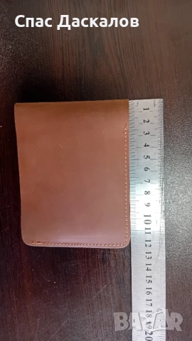 Чисто ново мъжко портмоне от естествена кожа, снимка 4 - Портфейли, портмонета - 53850946