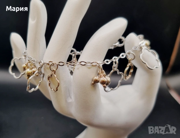 СРЕБЪРЕН КОМПЛЕКТ , снимка 2 - Бижутерийни комплекти - 53564879