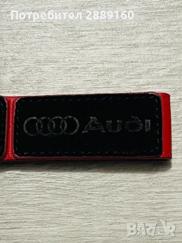 Оригинален кожен ключодържател за Audi, снимка 2 - Аксесоари и консумативи - 48274770