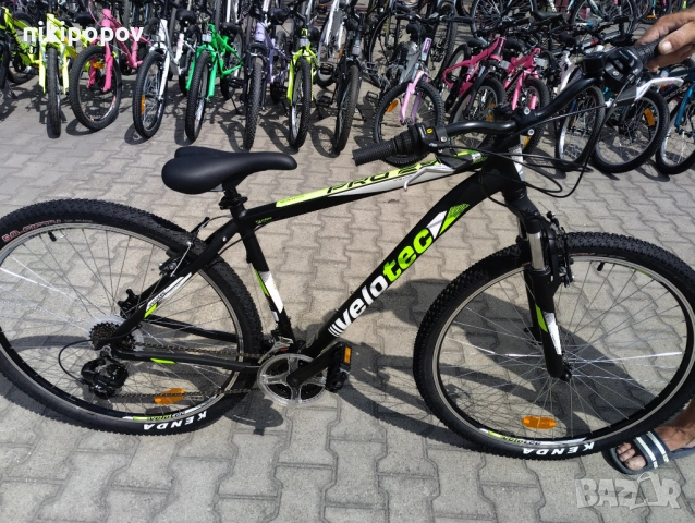 SPRINT Алуминиев велосипед 29" Velotec PRO черен/зелен, снимка 2 - Велосипеди - 53563901
