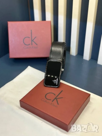 колани от естествена кожа в кутия tommy hilfiger hugo boss lacoste emporio armani calvin klein , снимка 15 - Колани - 50573049