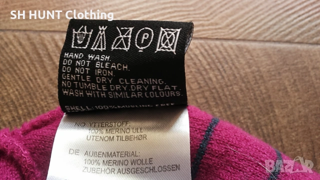 NORRONA 1469-11 THIN STRIPED BEANIE 100% MERINO ULL детска шапка 1-44, снимка 8 - Шапки - 53297526