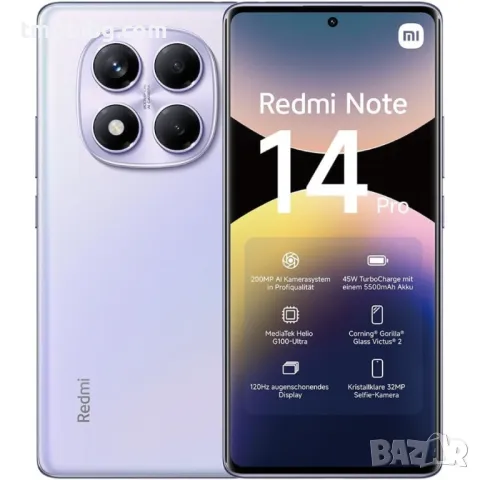 Xiaomi Redmi Note 14 Pro 4G 256GB 8GB RAM Dual, снимка 2 - Xiaomi - 49510047