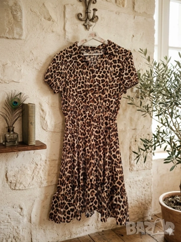 Нова рокля леопардов принт