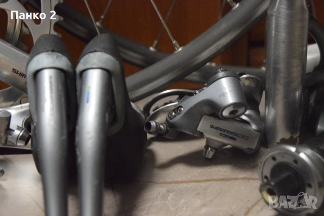 Ретро Шосеен Монтаж Shimano 600 Tricolore 6400 7 Скорости, снимка 3 - Велосипеди - 52164891