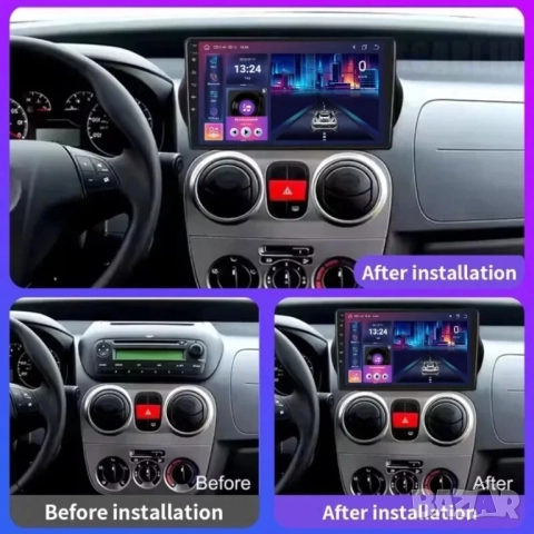 Мултимедия Android за Citroen Stepwgn, Nemo, Peugeot Bipper, Fiat Fiorino Qubo, навигация, плеър, снимка 5 - Аксесоари и консумативи - 51923345