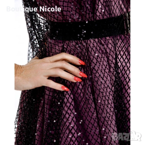 Елегантна рокля с колан  , снимка 2 - Рокли - 53707679