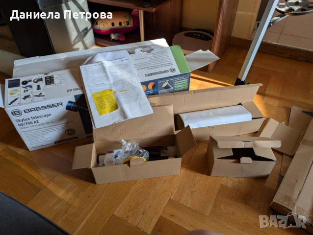 Телескоп BRESSER Skylux 60/700 AZ, снимка 6 - Друга електроника - 51433885