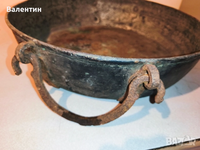 Бакърена тава с дръжки 15, снимка 9 - Антикварни и старинни предмети - 52524685