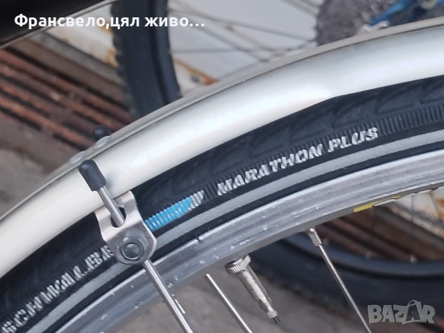 28 цола алуминиев велосипед колело размер 48, 24 скорости, гуми против пукане , снимка 6 - Велосипеди - 53710681