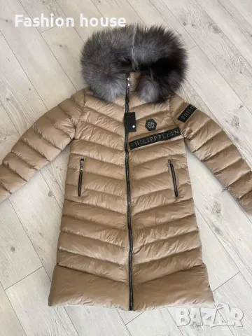 Philipp Plein ,Moncler,Karal Lagerfelt,зимно яке с естествен косъм , снимка 1 - Якета - 47195512