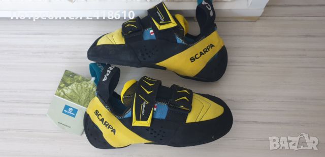 SCARPA Vapor V - Climbing Shoes Vibram Size 34 ОРИГИНАЛ! Детски обувки за катерене., снимка 7 - Детски обувки - 46759414