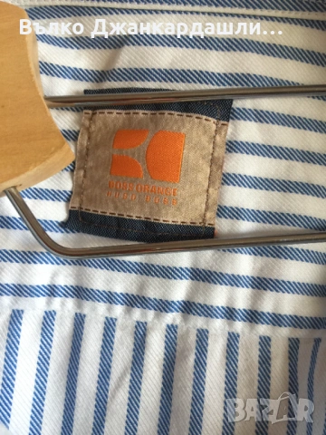 Мъжка риза Boss Orange, размер М, снимка 9 - Ризи - 53769133
