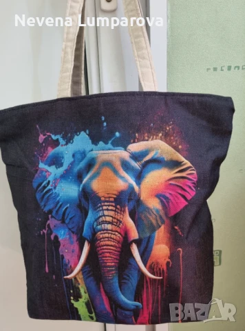 Плажна памучна чанта 