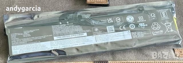 Lenovo ThinkPad P15 P17 T15G G1 G2 Gen 1 2 battery 94Wh батерия оригинална чисто нова, снимка 2 - Други - 46364520