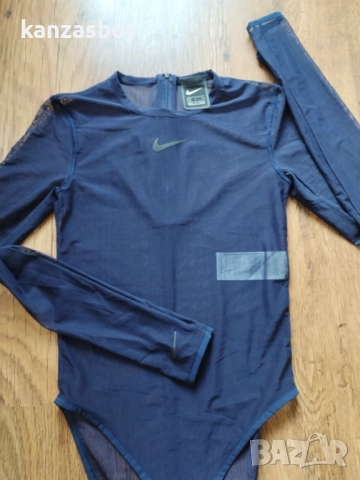 NIKE CITY READY MESH BODYSUIT - страхотно боди КАТО НОВО С, снимка 7 - Корсети, бюстиета, топове - 52324809