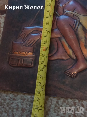 Картина стара медна 51338, снимка 5 - Колекции - 51753564