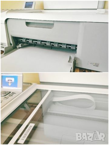 HP Photosmart C4180 All-in-One / цветен мастилоструен принтер скенер копир / състояние: отлично, снимка 7 - Друго - 45568410