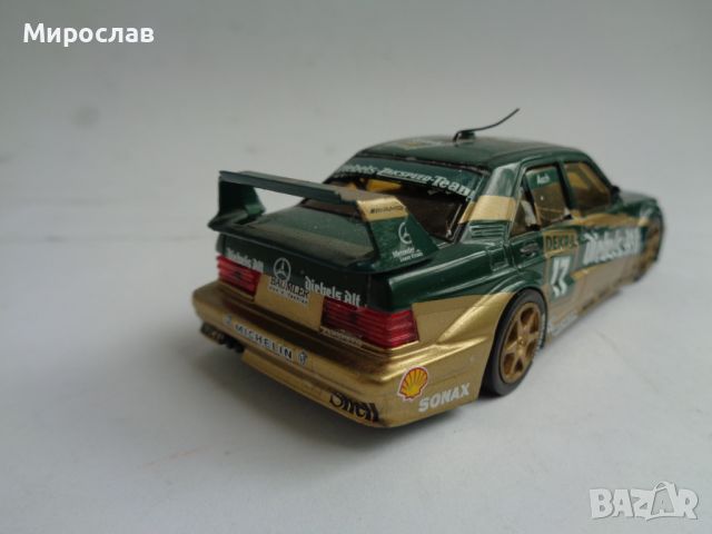 1:43 MINICHAMPS MERCEDES BENZ 190 E EVO КОЛИЧКА МОДЕЛ, снимка 4 - Колекции - 45415403