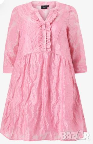 Макси розова рокля, снимка 6 - Рокли - 46281542