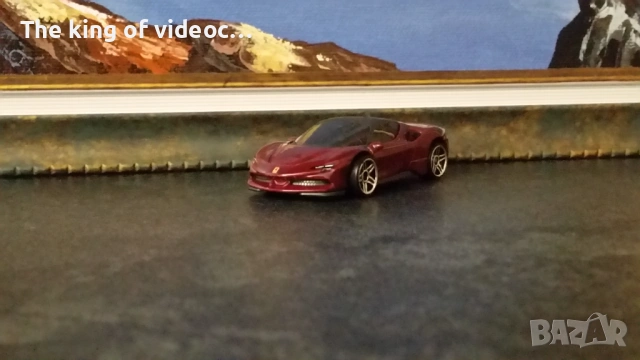 Метална количка Ferrari SF90 Stradale , снимка 7 - Коли, камиони, мотори, писти - 53224352