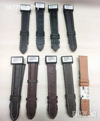 НОВА ЛУКСОЗНА ЗЕЛЕНА КАИШКА ЗА ЧАСОВНИК ОТ ЕСТЕСТВЕНА КОЖА.ЗЕЛЕНИ КАИШКИ ЗА ЧАСОВНИЦИ ZELENA KAISHKA, снимка 14 - Каишки за часовници - 51612159