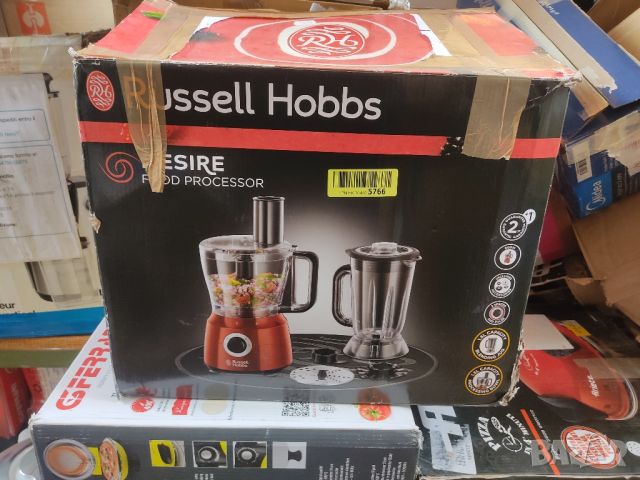 Кухненски робот Russell Hobbs Desire 24730-56, 600W, 2.5 л, 2 скорости, Червен/Черен, снимка 9 - Кухненски роботи - 38572463