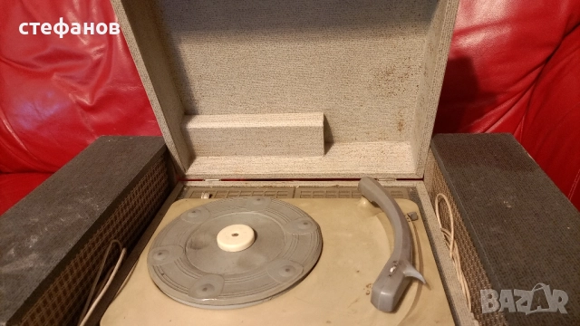 Ретро грамофон-куфар, СУПРАФОН, SUPRAPHON, GZC641A, снимка 8 - Антикварни и старинни предмети - 52750139