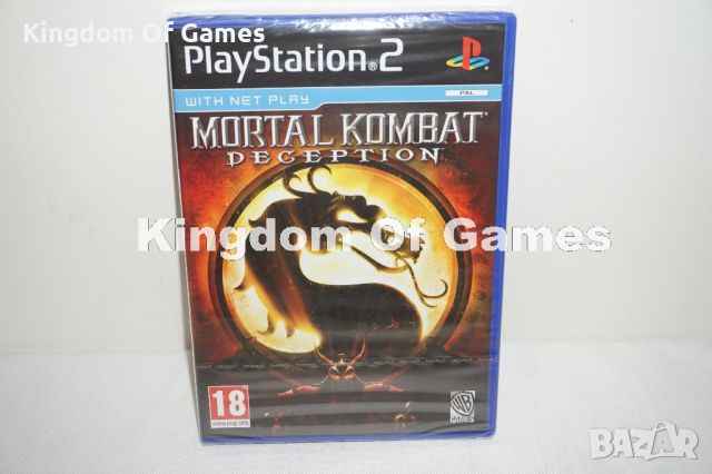 Чисто Нова Оригинална Запечатана Игра За PS2 Mortal Kombat Deception 
