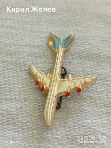 Стара значка първият модел самолет от серията Lockheed за КОЛЕКЦИЯ ДЕКОРАЦИЯ 47147, снимка 2 - Колекции - 50720879