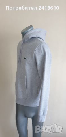 Lacoste Classic Fit  Hoodie Mens Size 3 - S НОВО! ОРИГИНАЛ! Мъжка Качулка !, снимка 8 - Суичъри - 46042012