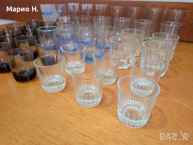 Комплект от 42 чаши за вода и безалкохолно + купичка, снимка 2 - Чаши - 54220900