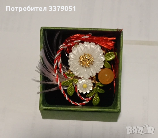 Ръчно изработени мартенски брошки, снимка 7 - Други - 53295337