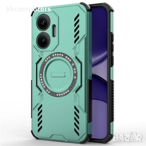 Xiaomi Poco F7 5G / Redmi Turbo 4 Pro 5G Удароустойчив Magnetic /Butterfly Armor Hollow Heat Dissipa, снимка 3 - Калъфи, кейсове - 50809855