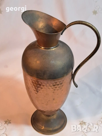 медна кана с бронзови елементи 32/4, снимка 3 - Декорация за дома - 53217986