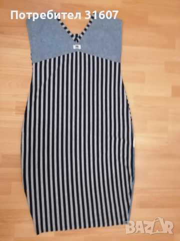 Дизайнерска ленена рокля с лисичка – Nora Vakarelova, снимка 4 - Рокли - 53964485