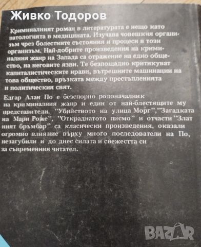 Едгар Алан По - Избрани творби/Откраднатото писмо/Златният бръмбар/Убийството на улица Морг, снимка 5 - Художествена литература - 45958994