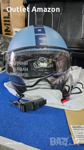 Отворена каска за мотоциклети и скутери, за мъже и жени Momodesign

, снимка 5 - Аксесоари и консумативи - 49656915