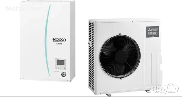 НОВА Термопомпа Mitsubishi Electric ZUBADAN R32 – Ecodan 8-10kW (Hydrobox), снимка 2 - Климатици - 53536854