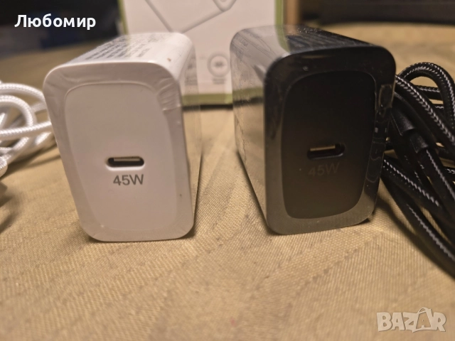 Захранване за ел. мрежа за устройства с USB-C • PD (Power Delivery) технология за бързо зареждане, снимка 4 - Оригинални зарядни - 52202191