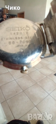 Оригинален работещ СЕЙКО със верижка, снимка 7 - Антикварни и старинни предмети - 54236168