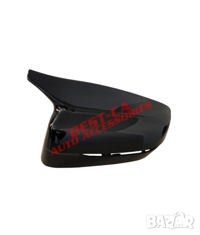 Капаци за огледала със щипки черен пиано лак Batman Style подходящи за BMW G20 G22 G30 G11 G14, снимка 7 - Аксесоари и консумативи - 52195246