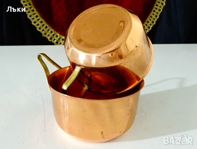 Медни чаши 130 мл.,чиста мед. , снимка 5 - Антикварни и старинни предмети - 54045633