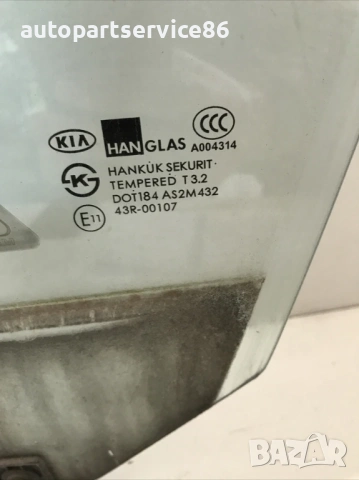 Стъкло на предна лява врата за KIA Cerato (2004) 43R-00107, снимка 2 - Части - 53247096