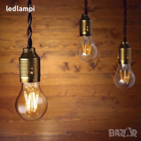 LED лампа 4W Filament A60 E27 3 Step Dimming Топло Бяла Светлина, снимка 5 - Лед осветление - 45683459