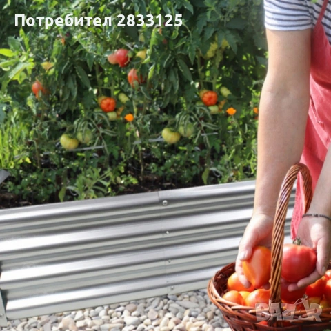 Леха за зеленчуци и цветя метална - поцинкована, снимка 5 - Саксии и кашпи - 53660597